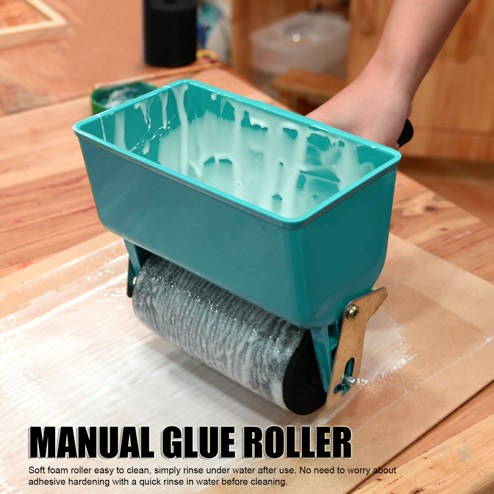 Woodworking Glue Roller - Ręczny aplikator kleju w rolce 9