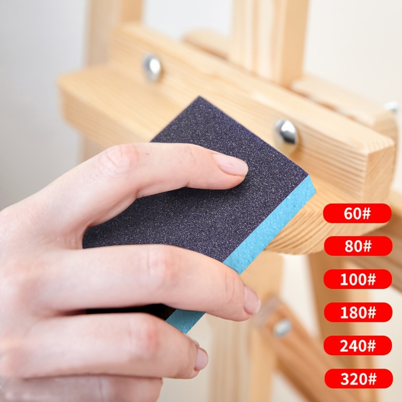 Woodworking Veneer - 6 Gąbek szlifierskich, zmywalne i wielokrotnego