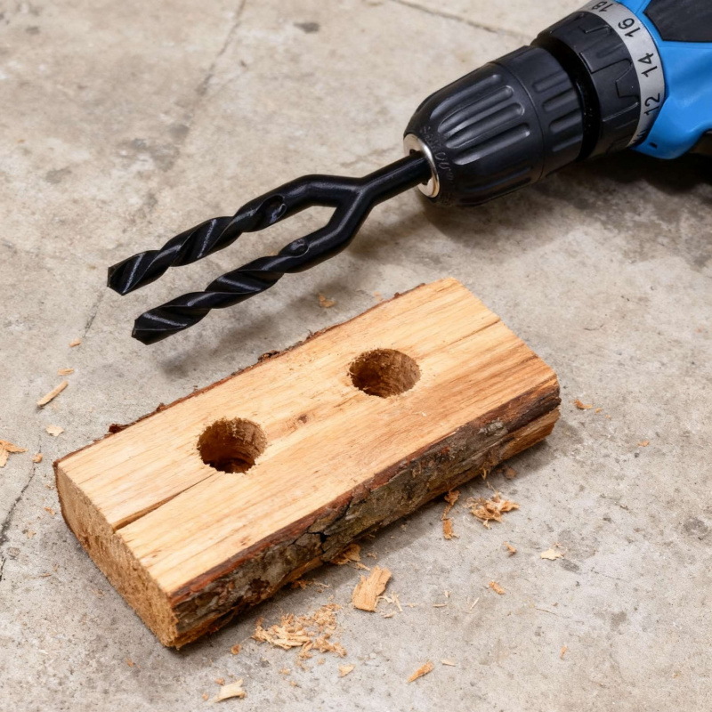Woodworking Jokes - Praktyczny żart: wiertło dwustronne - śmieszne