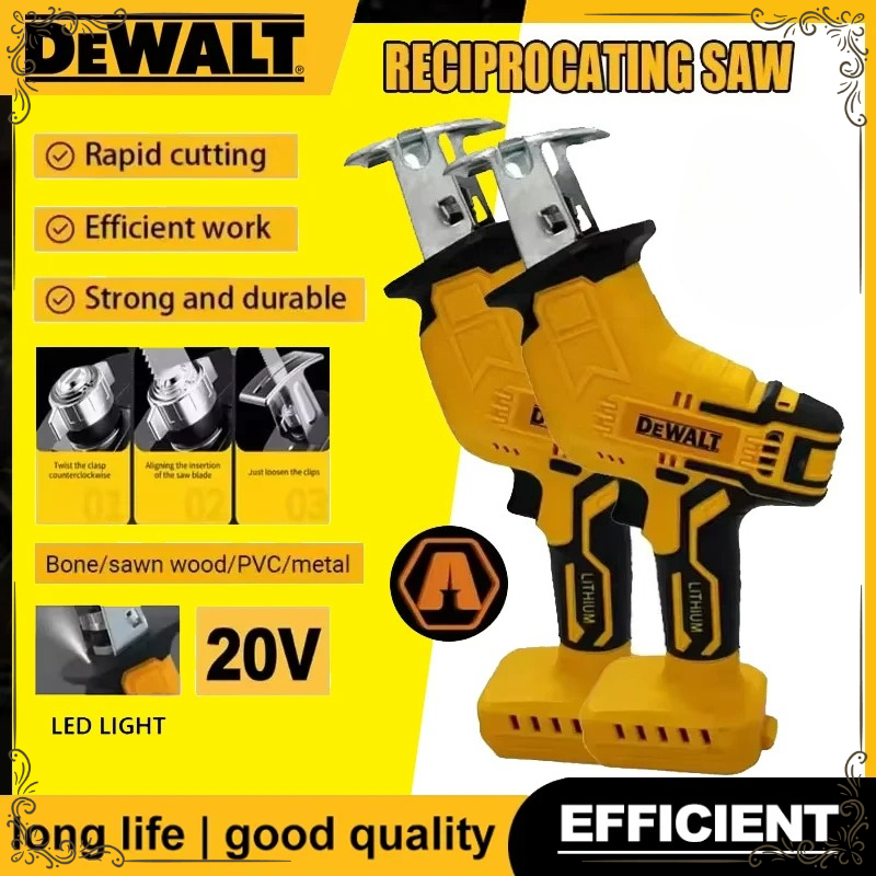 Woodworking Essential Tools - Piła szablasta bezszczotkowa Dewalt 2800RPM, piła