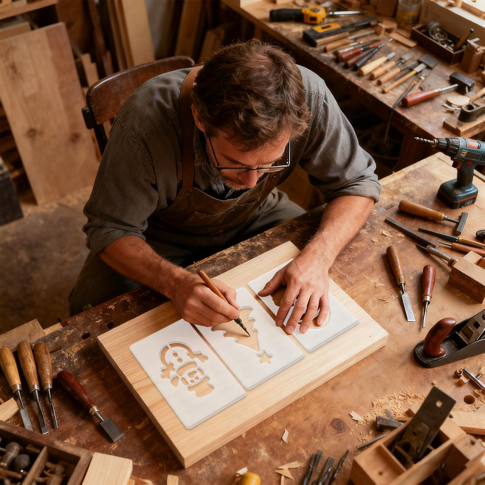 Szablony świąteczne do drewna, – Woodworking Man recenzja i cena