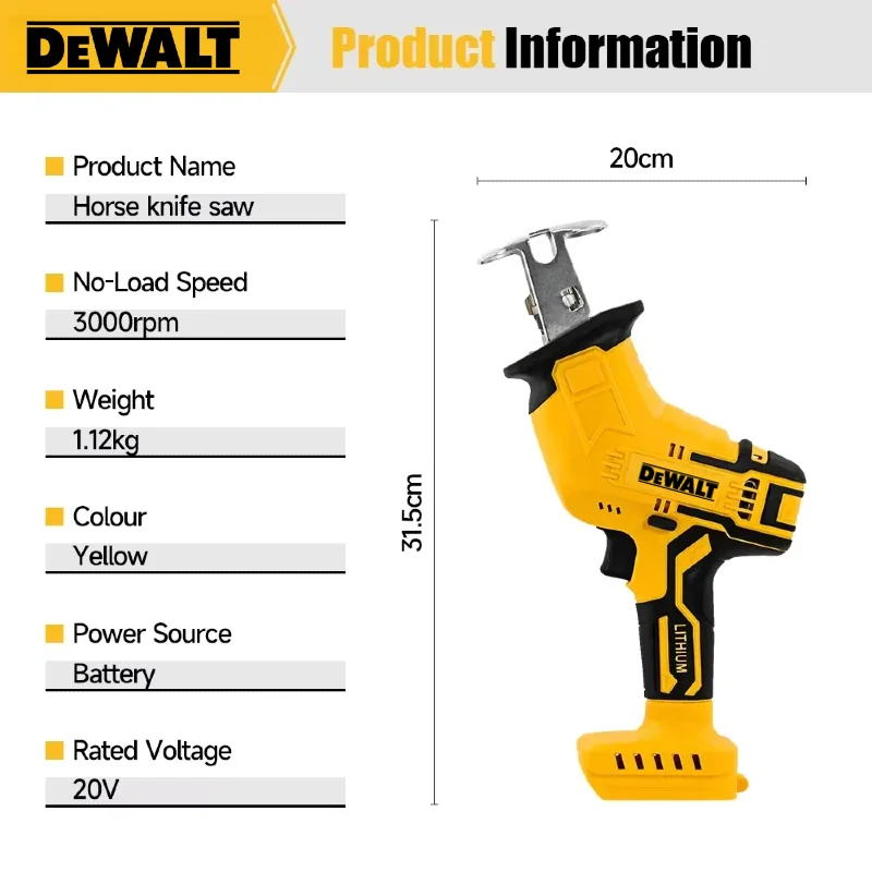 Piła szablasta bezszczotkowa D – Woodworking Essential Tools recenzja i cena