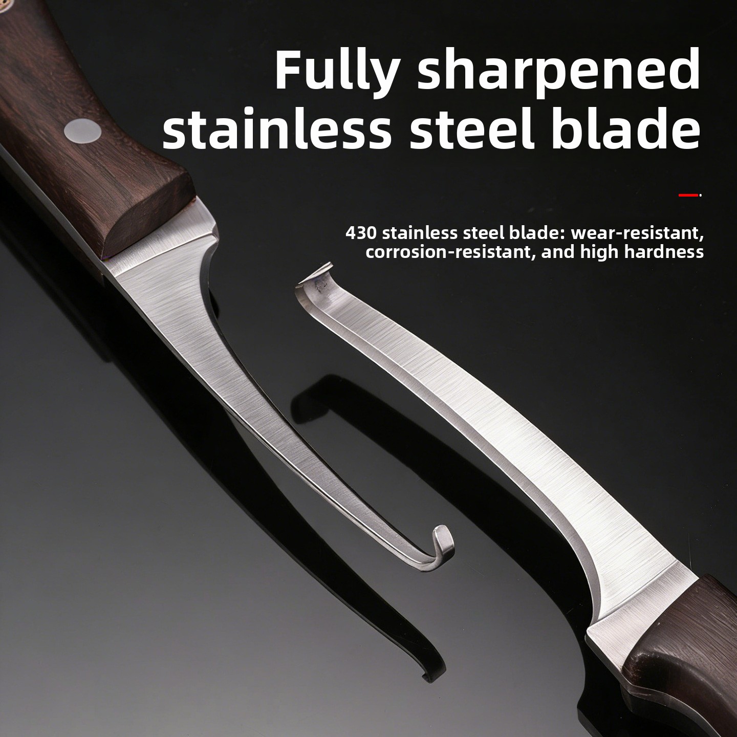 Nóż hakowy ze stali nierdzewne – Woodworking Man recenzja i cena