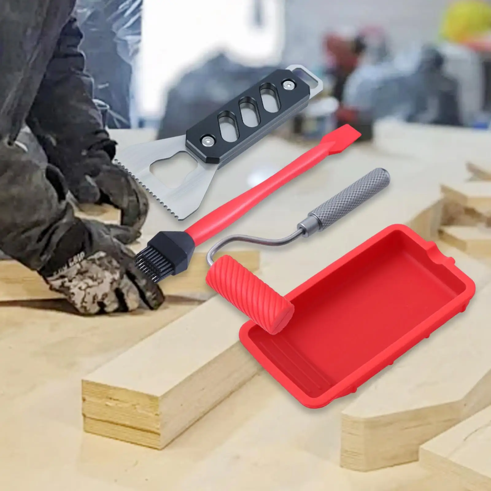Wałek do kleju z tacką, wielok – Woodworking Glue Roller recenzja i cena